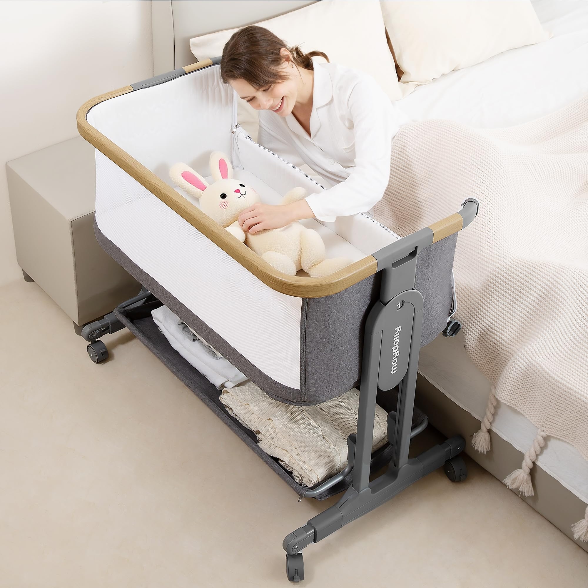 How the Maydolly 3-in-1 Bassinet Crib Helps Babies Sleep Longer