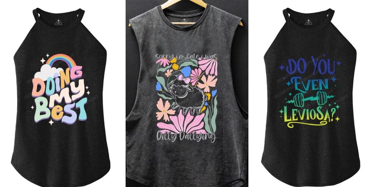 Ironpandafit’s Women Printed Gym Shirts